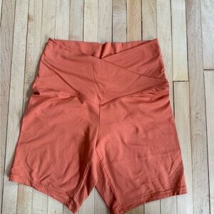 Women's Orange & Purple Shorts